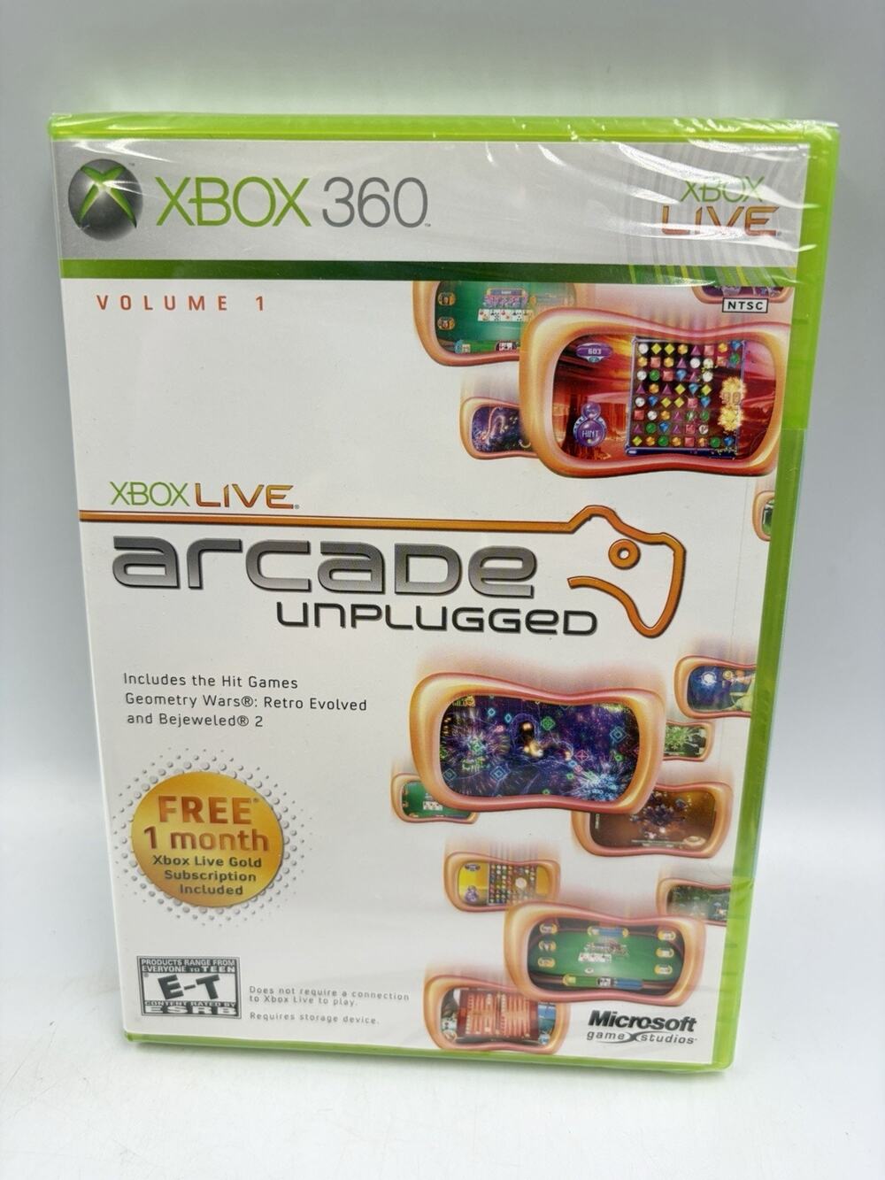 Xbox Live Arcade Unplugged Vol. 1 (Microsoft Xbox 360, 2006) NEW Sealed